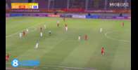 中国U20女足1-0领先乌兹别克！曾雨佳头球破门！